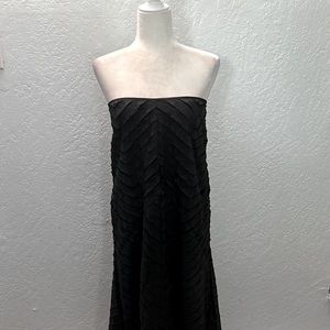 KM Collection Black off shoulder Maxi Dress